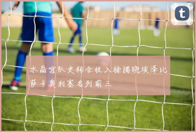 水晶宫队史转会收入榜揭晓埃泽比萨卡奥利塞名列前三